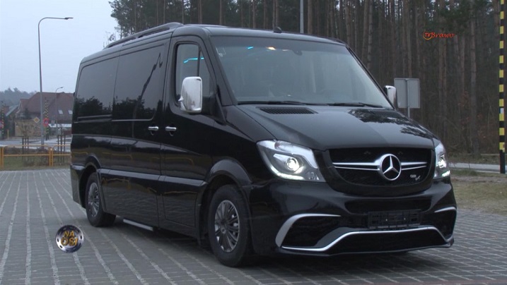 Auto Cuby MB Sprinter czarny