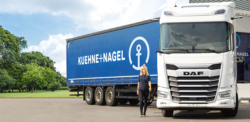 DAF Trucks Polska we współpracy z frmą Kuehne+Nagel podczas Maratonu Warszawskiego