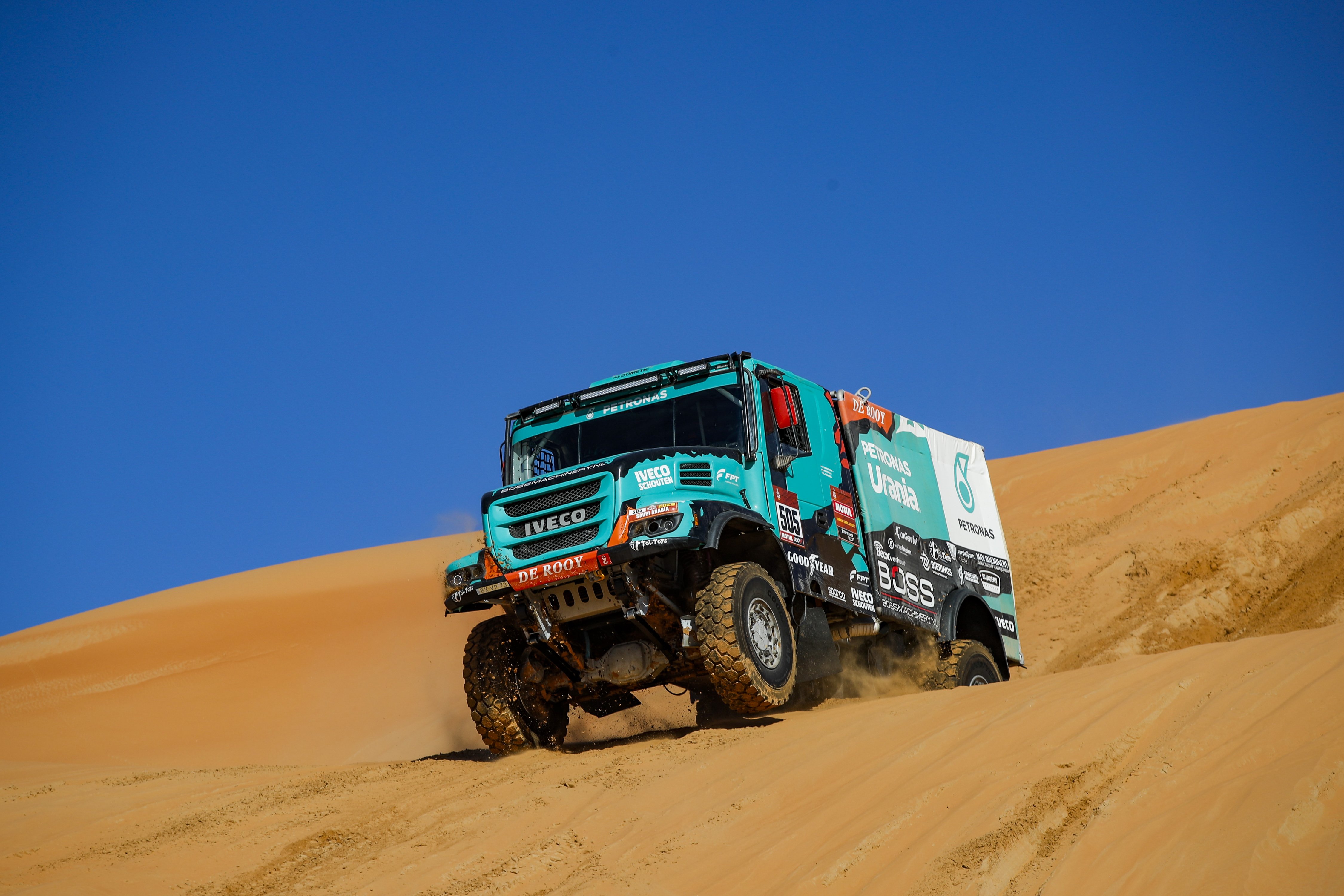 PETRONAS Team De Rooy IVECO przygotowuje się do rajdu Dakar 2022
