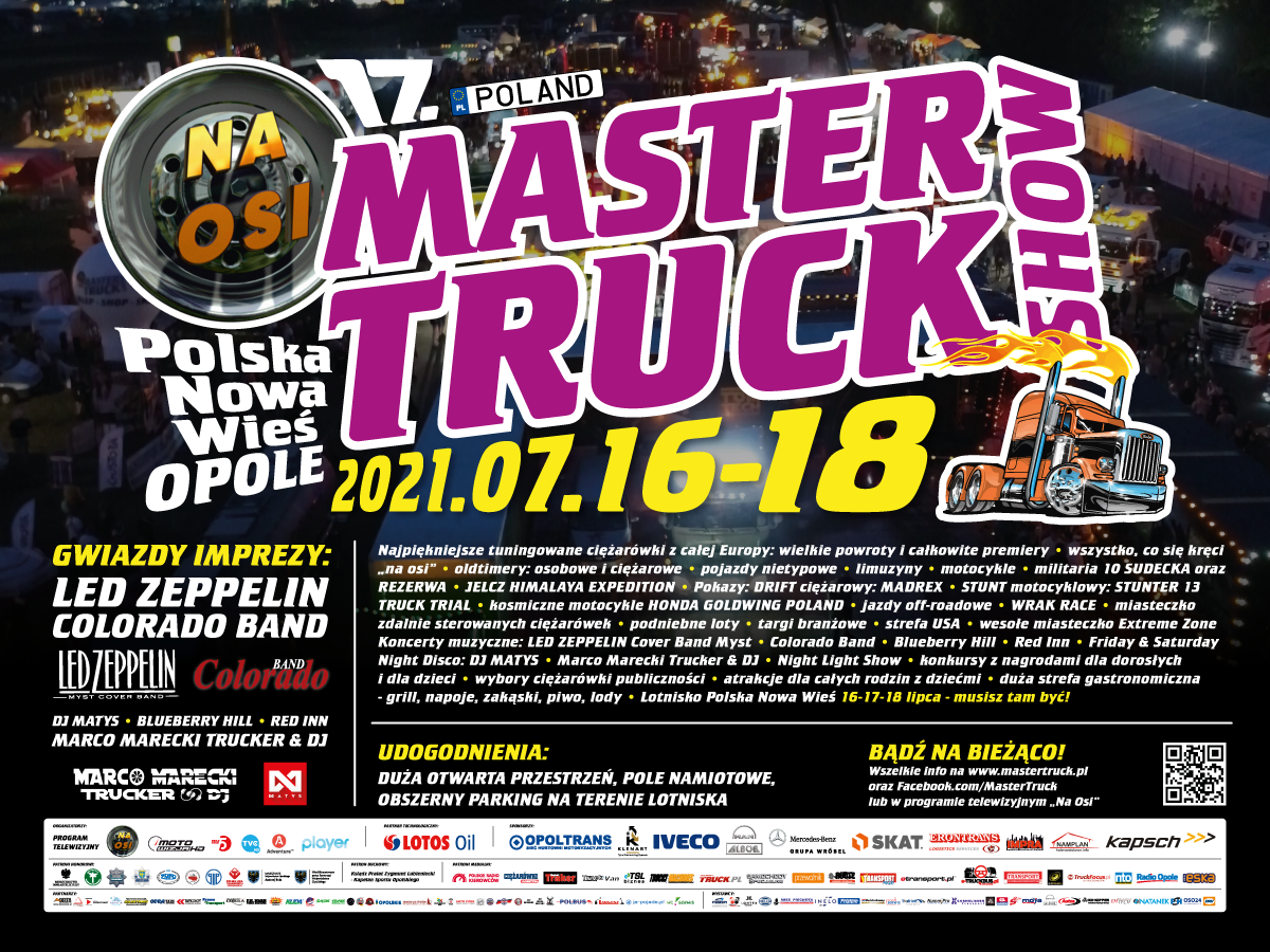 master truck show 2021 plakat